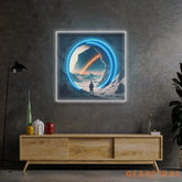 Astronaut Experiencing The Space LED Neon Sign Light Pop Art